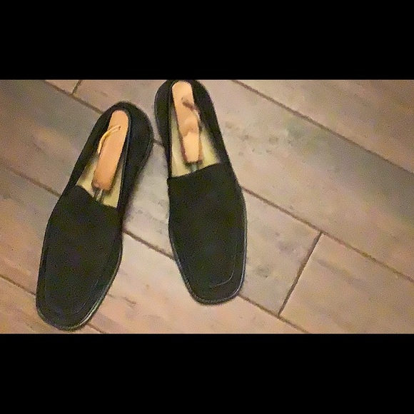 Mens AUTHENTIC GUCCI Suade Loafers - Main Image